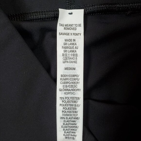 Savage X Fenty Band-It High Waist Shorts Training Workout Medium Womens NWT - Picture 6 of 13